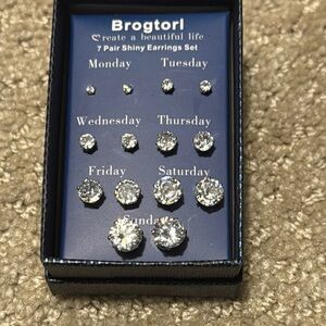 Silver Earring Set for Women